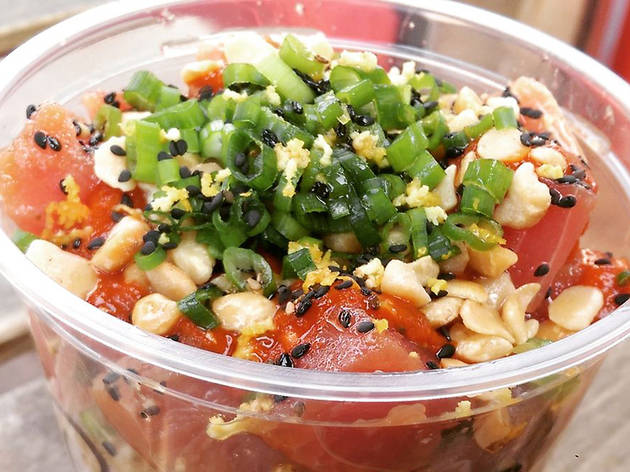 Bow'D Up poke bowl at Bowl'D Up