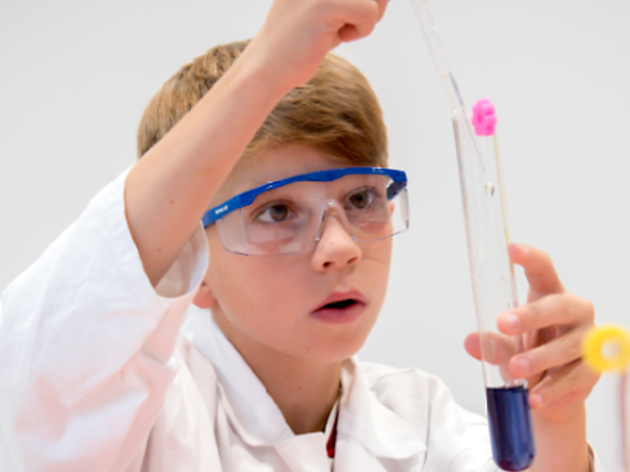 BASF quimica, taller, nens