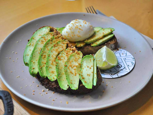 Tostada aguacate Federal Café Tostada aguacate Federal Café