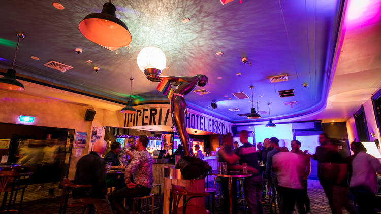 Bar area at The Imperial Hotel