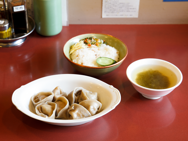 大黒湯→按田餃子（代々木上原）