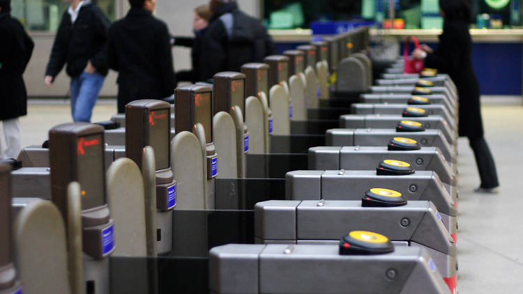 Tube ticket barriers