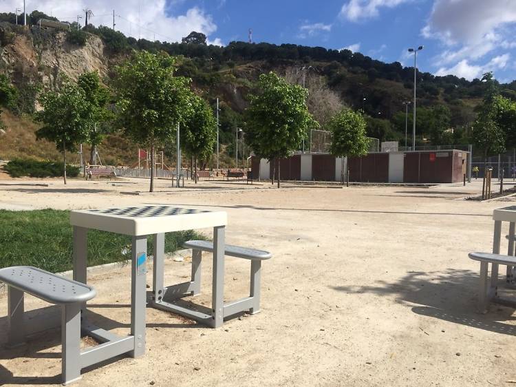 Plaça de les Glòries i Parc del Carmel - Escacs gegants