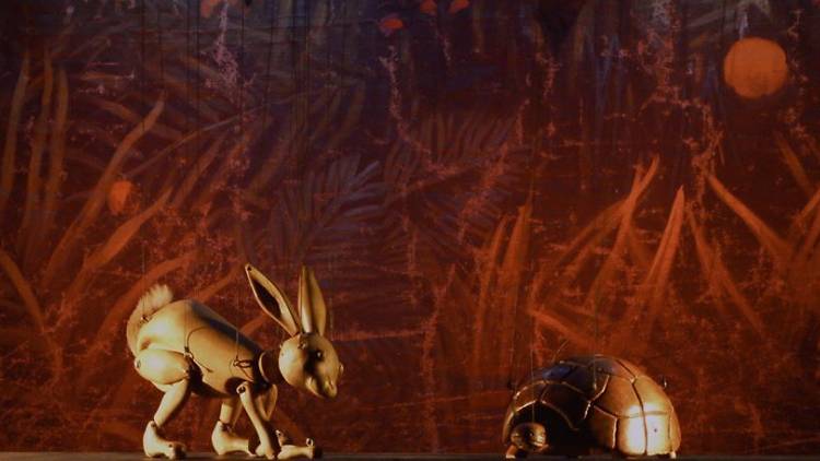 'The Hare and the Tortoise and Other Tales from Aesop' at Puppet Theatre Barge