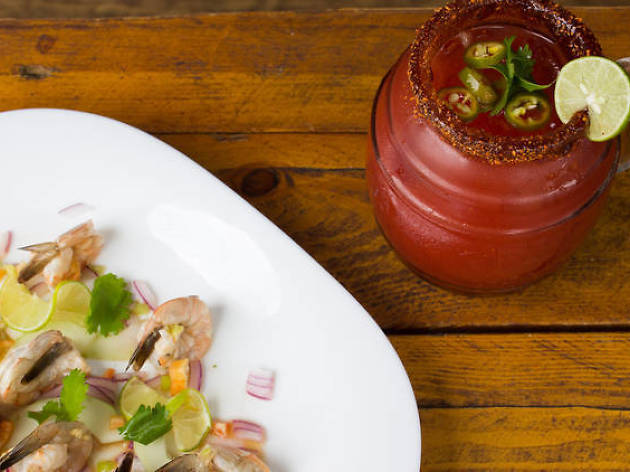 Mariscos de Soda Fishlab Planes para la cruda en la CDMX