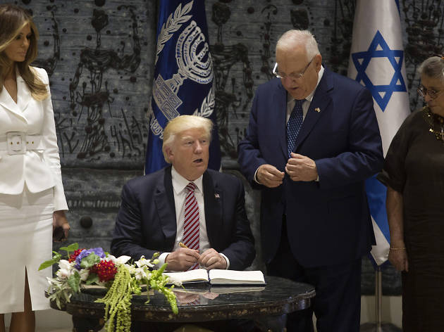 US President Donald Trump Meets Israeli President Reuven Rivlin US President Donald Trump Meets Israeli President Reuven Rivlin