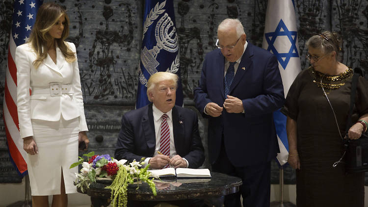 US President Donald Trump Meets Israeli President Reuven Rivlin