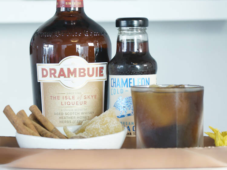 Level up your Drambuie-Chameleon Cold Brew drink