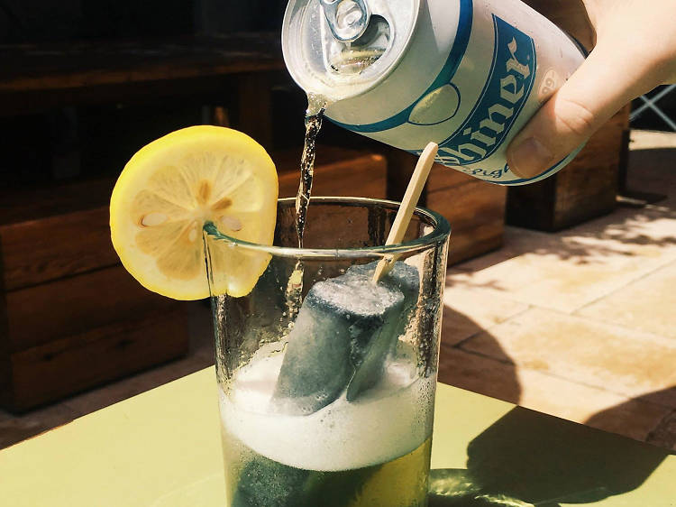 Activated Popsicle Shandy at Hotel San Jose