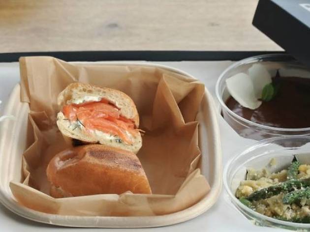 Chapata de salmón de Berlioz Berlioz comida para negocios y empresas en la CDMX