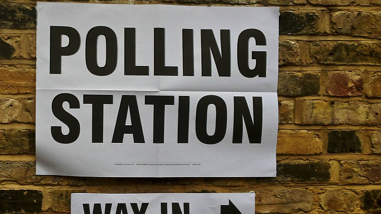 Polling station, general election 2017