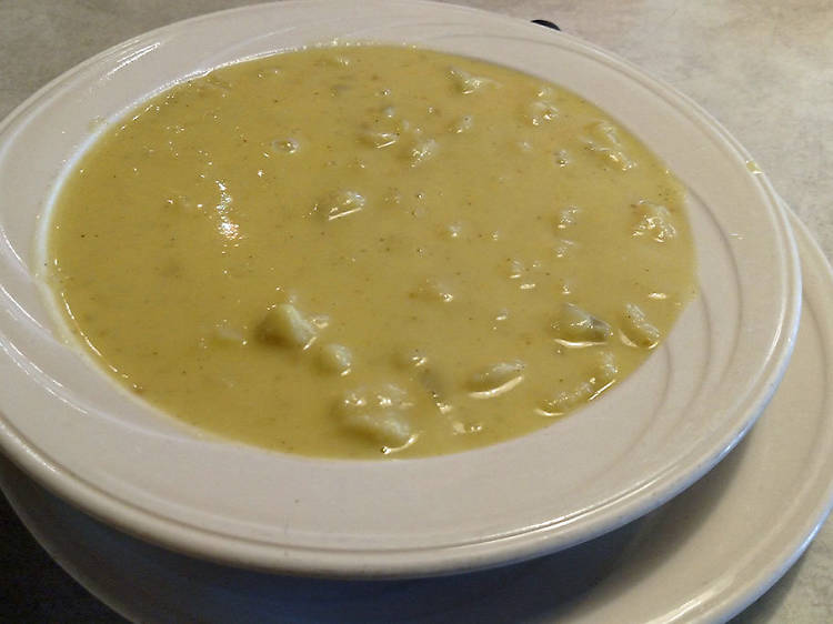 North Dakota: Knoephla soup at Little Cottage Cafe in Bismarck 