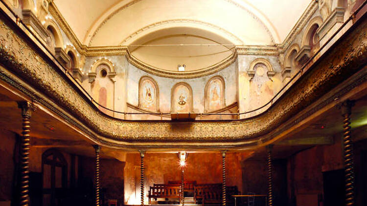 The nineteenth century in a Victorian music hall in Whitechapel