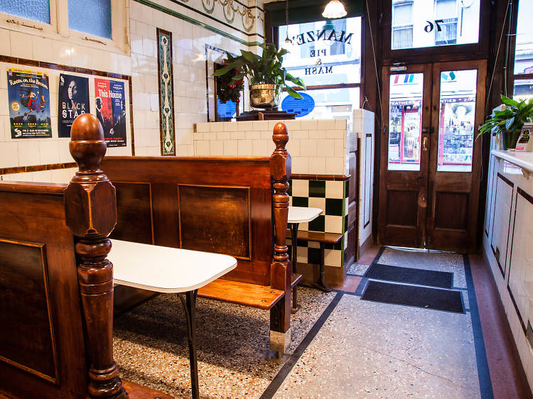 The 1920s in a pie-and-mash shop in Walthamstow Market