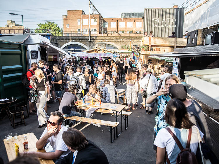 street food markets, netil market