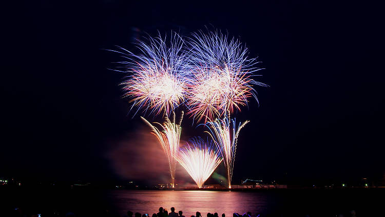 Kurihama Perry Festival Fireworks
