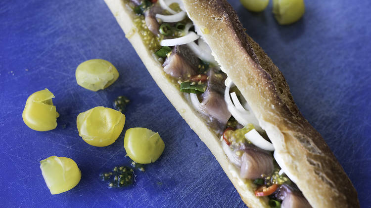 Dutch Herring Sandwich - Sherry Herring