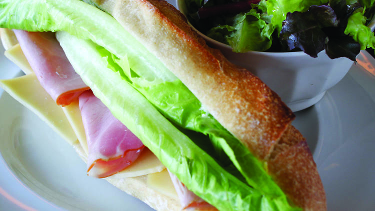 Jambon and Emmental Cheese Club Sandwich - Brasserie