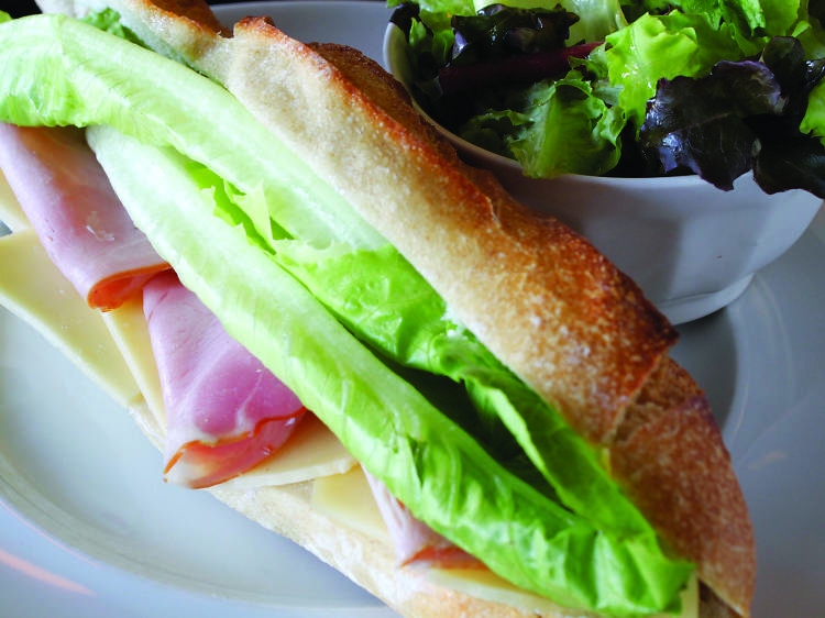 Jambon and Emmental Cheese Club Sandwich - Brasserie