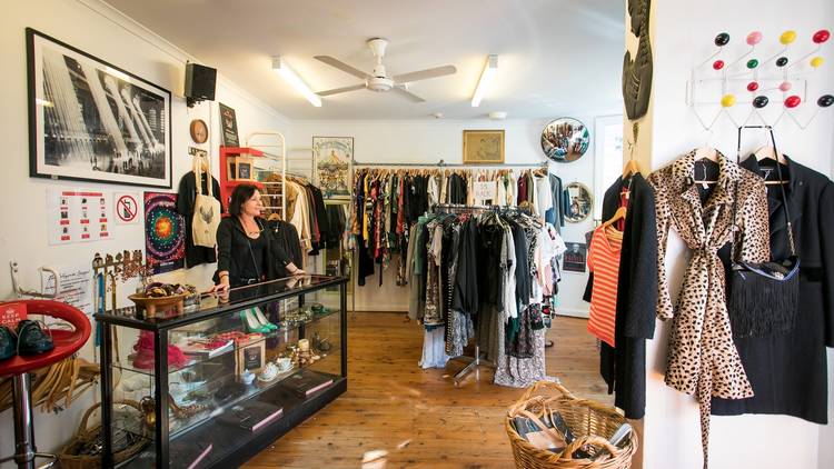 Store interior at Wayside Op Shop Potts Point