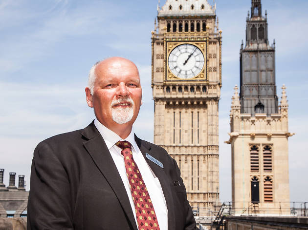 Steve Jaggs, Keeper of the Great Clock at the Palace of Westminster Steve Jaggs, Keeper of the Great Clock at the Palace of Westminster