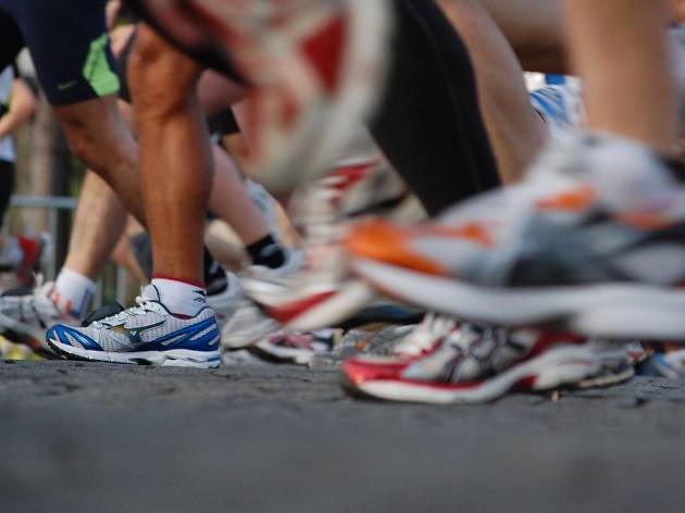 Running feet Running feet
