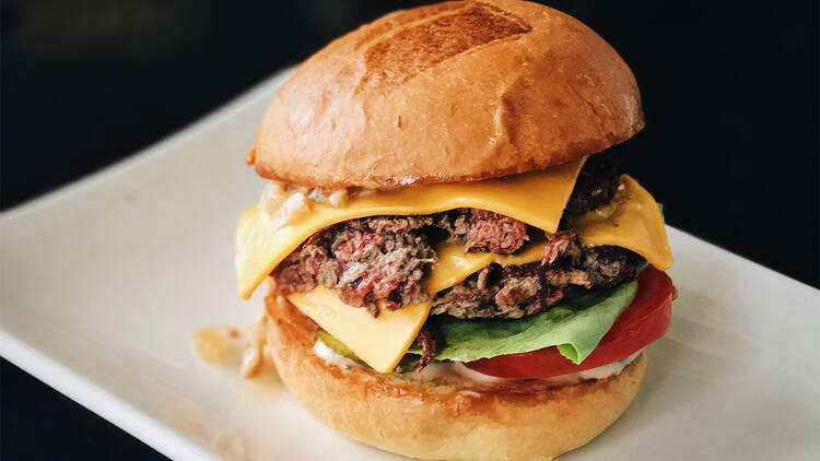 The Impossible Burger at Umami Burger