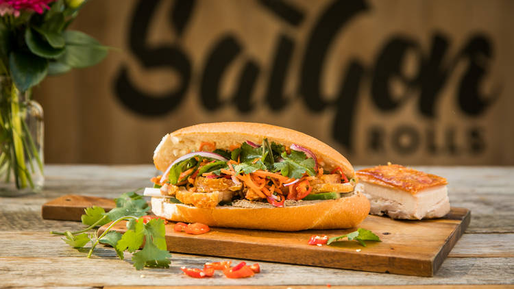 Pork roll at Saigon Rolls Chatswood