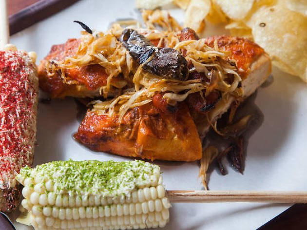 Mercado gastronómico elote y pollo Mercado gastronómico CDMX