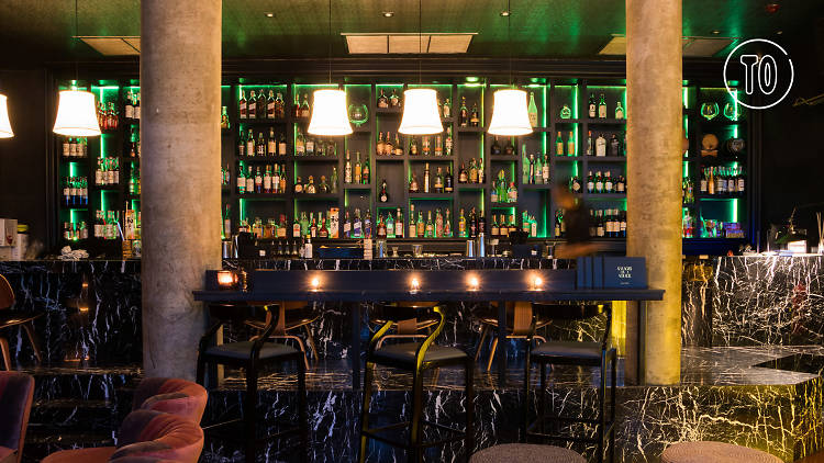 Bar Savoy, the punch-and-karaoke bar at 72 Courtyard