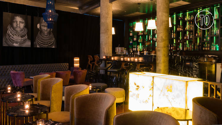 Bar Savoy, the punch-and-karaoke bar at 72 Courtyard