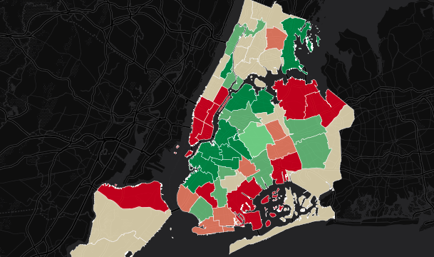 Nyc Rapper Map Map shows which NYC neighborhoods have the most artists