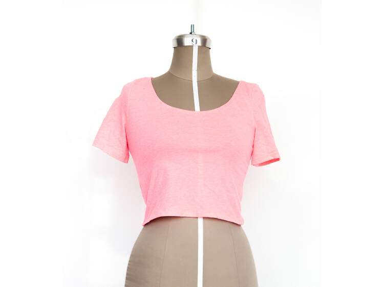 Crop top rosa