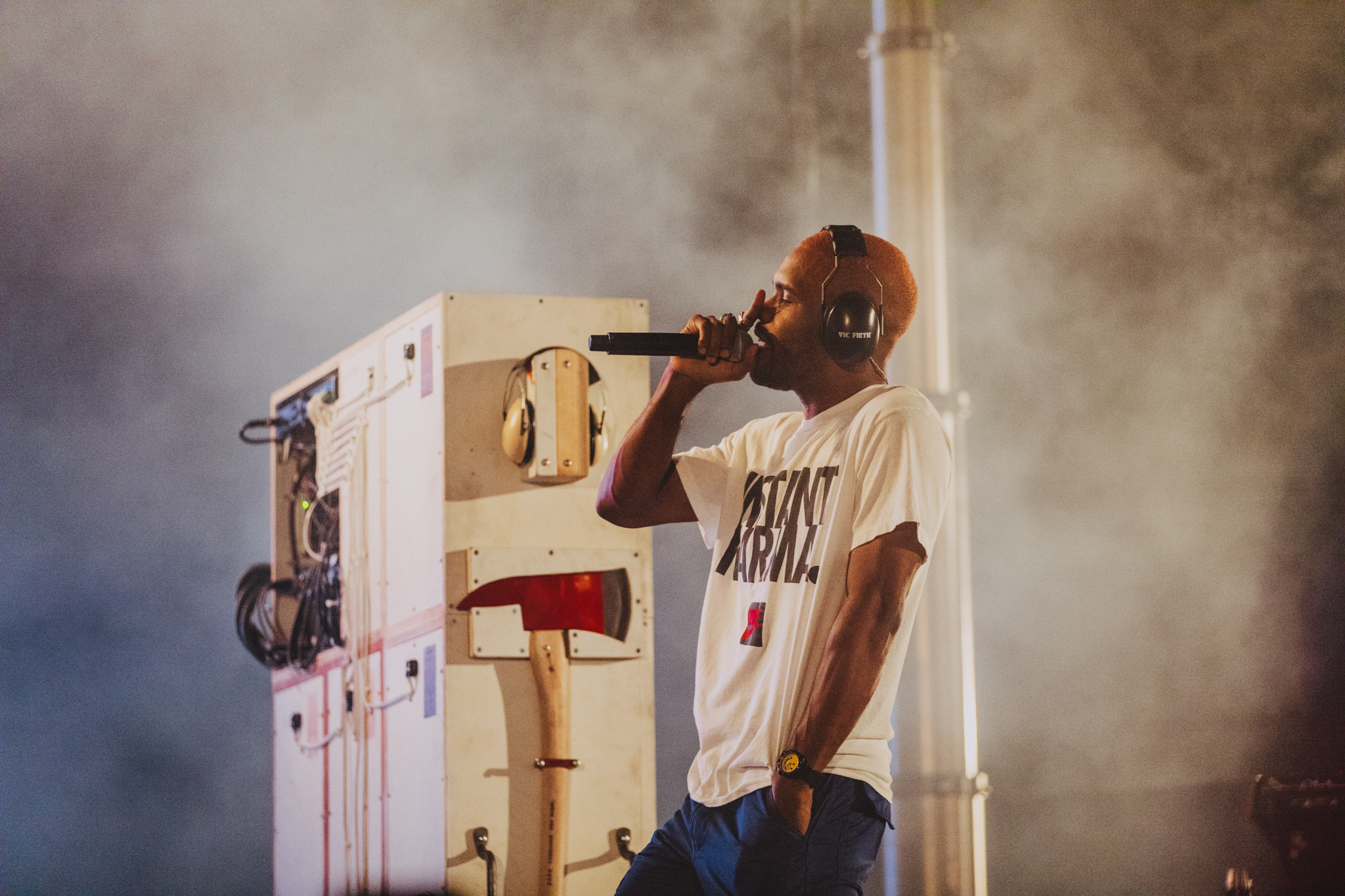 Frank Ocean gets a little help from Brad Pitt on Saturday of FYF Fest 2017