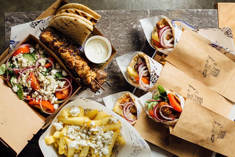 greek street food van