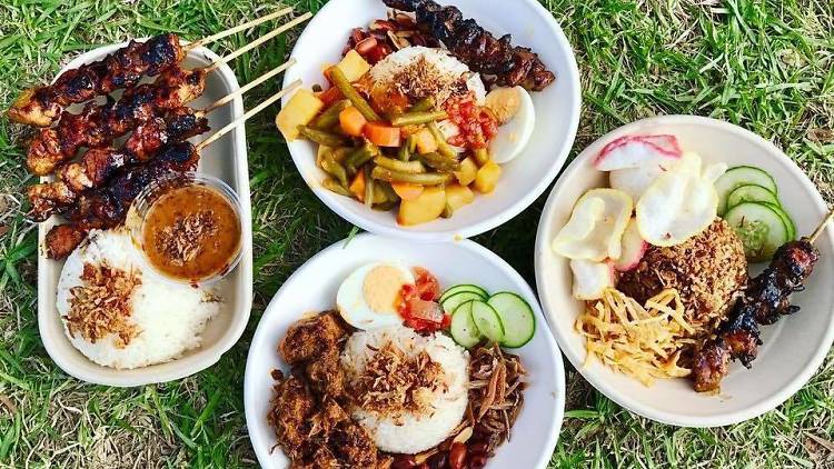 Satay Truck dishes