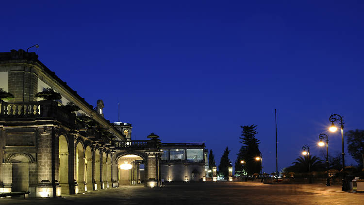 Explanada principal del Museo Nacional de Historia, Castillo de Chapultepec