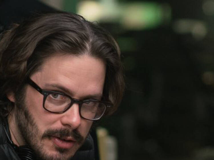 Edgar Wright directing Baby Driver