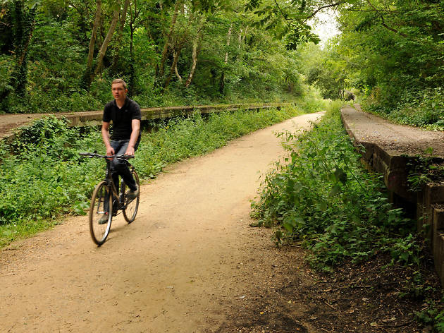 easy cycle paths near me