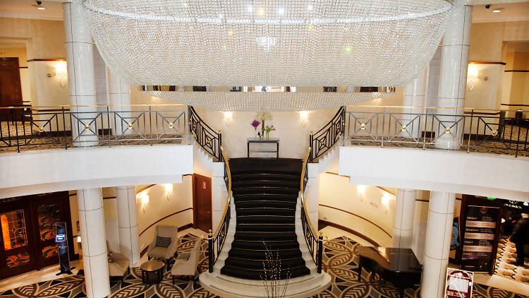 Interior staircase of the Epping Club