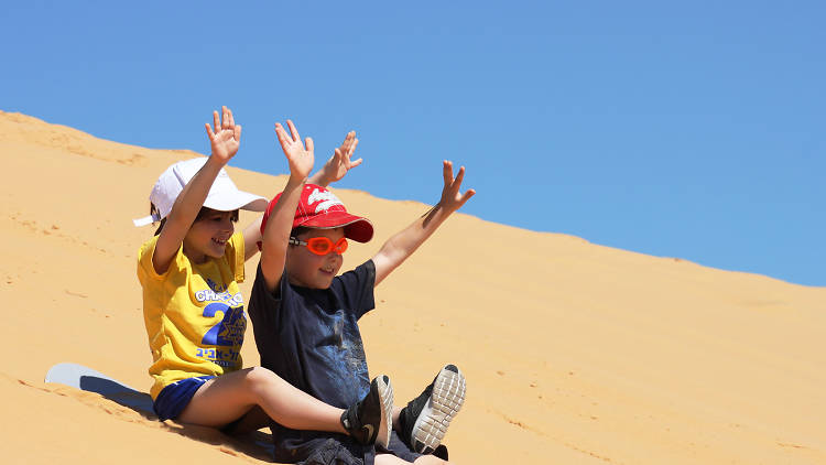 Sandboarding in Israel