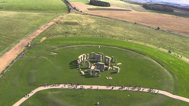 Stonehenge helicopter tour from Salisbury