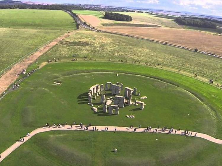 Stonehenge helicopter tour from Salisbury