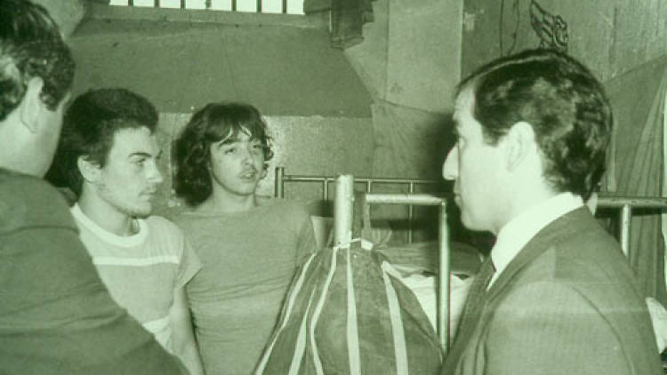 Visita del subsecretario de Justicia 1981