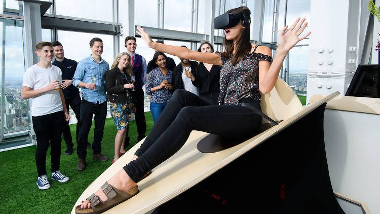 Virtual reality experiences at The View from the Shard