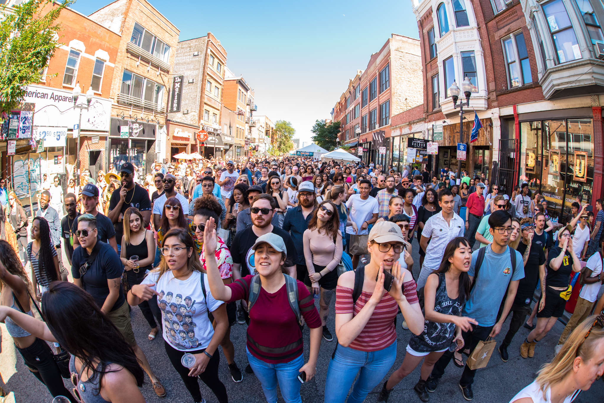 Wicker Park Fest brought music, dancing and oversized games to