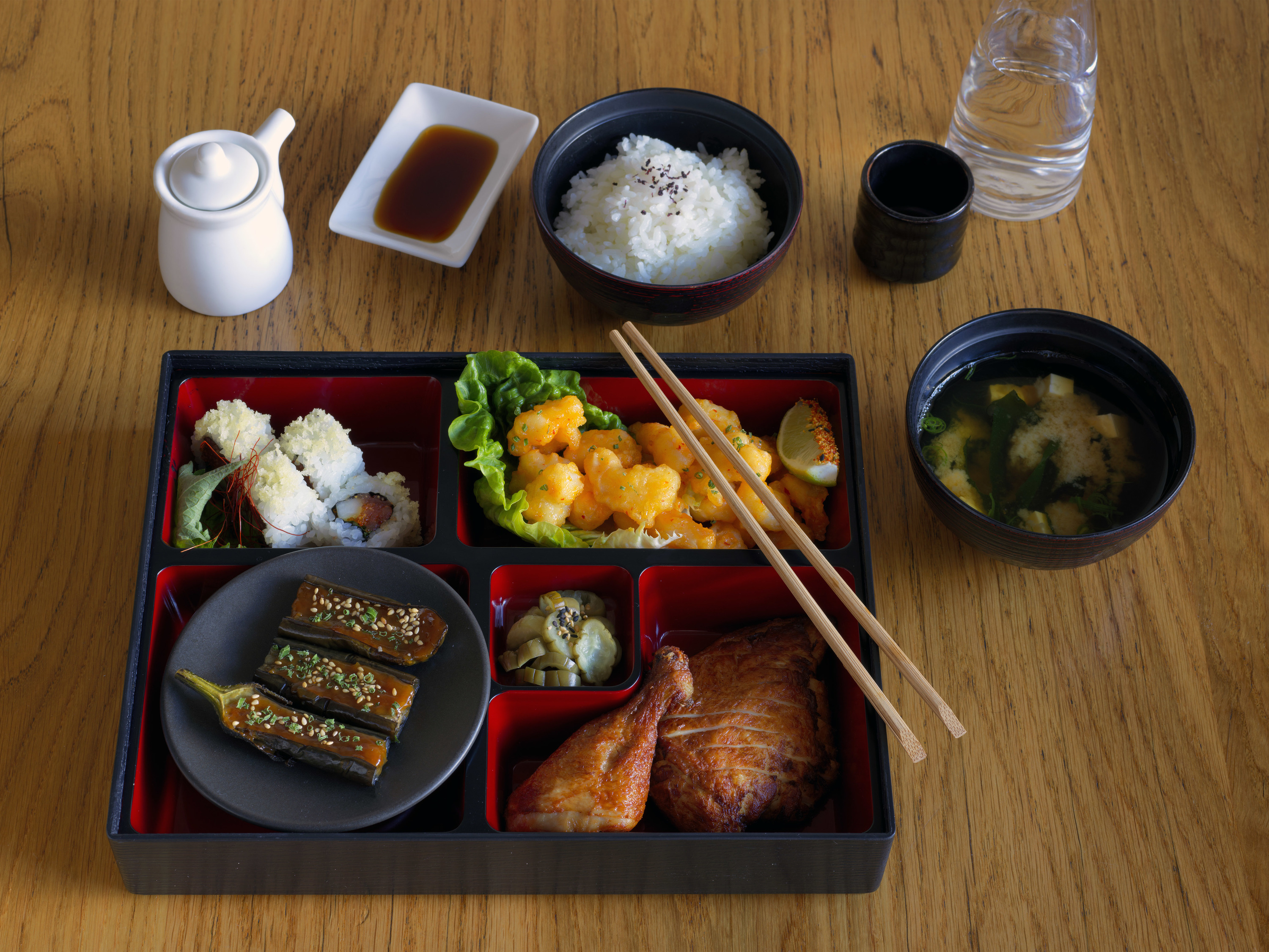 Lunch like you're in Japan with Saké Restaurant and Bar's express bento box