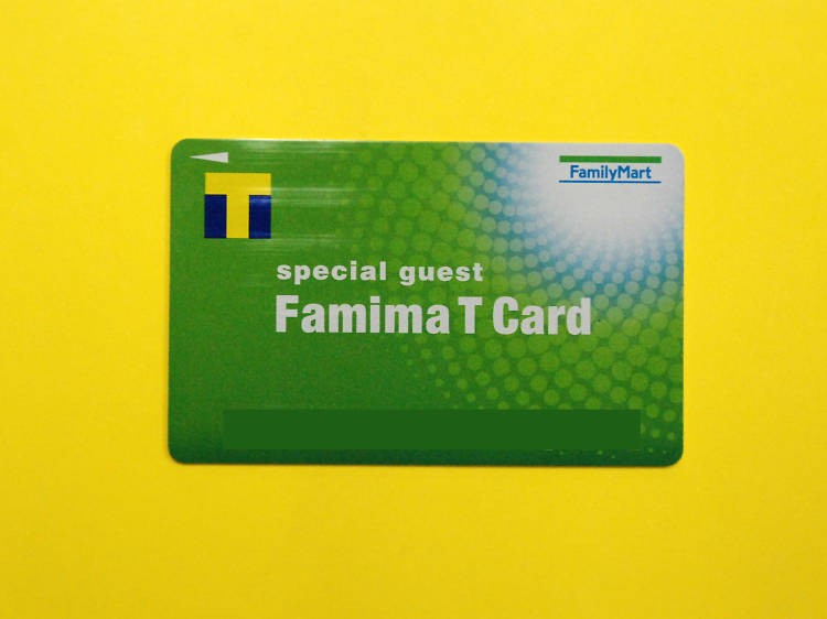 T-Point card @ FamilyMart