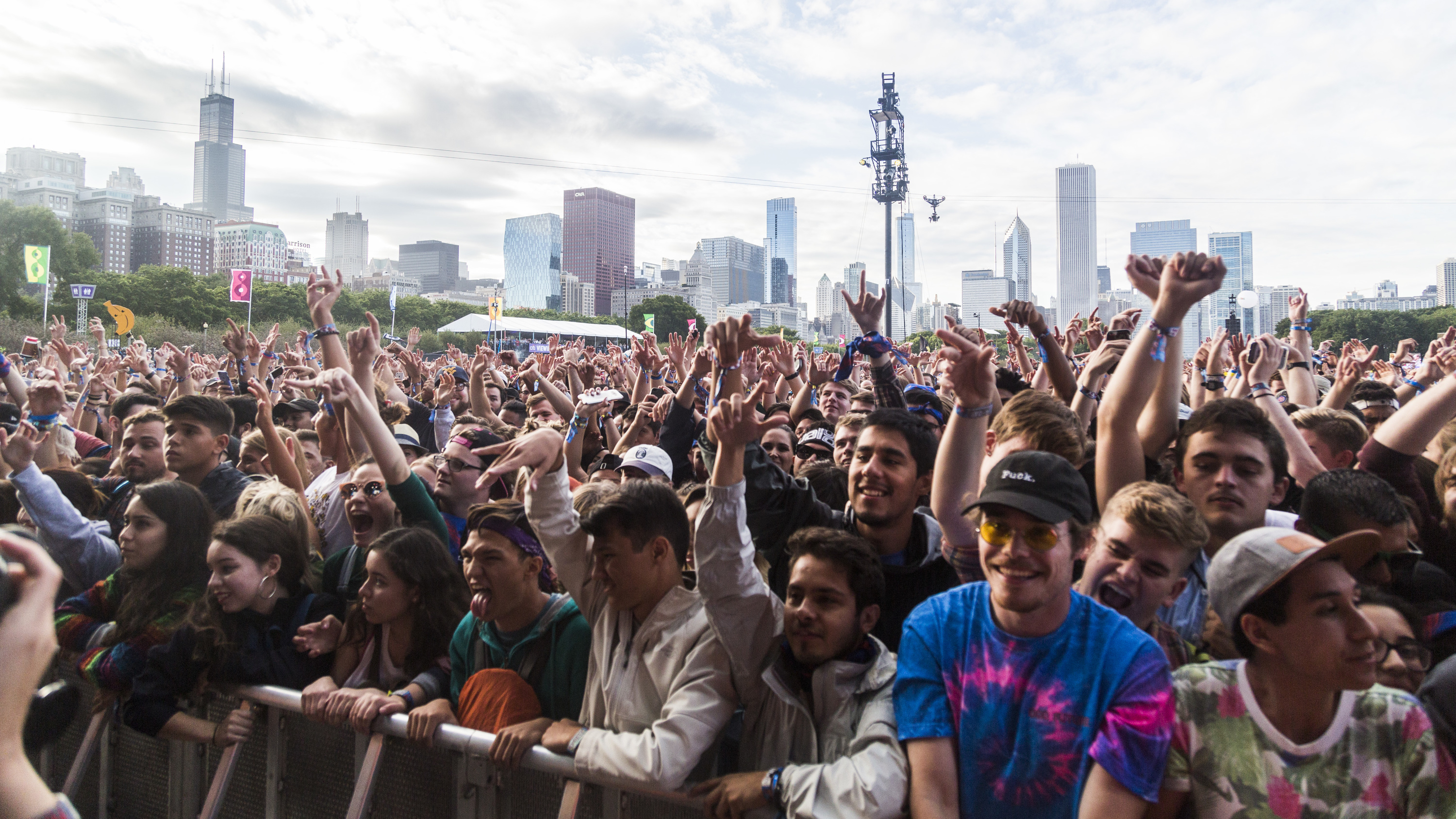 Someone actually wore a Tom Waddle shirt to Lollapalooza - Chicago