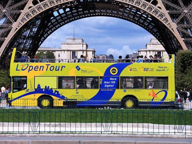 Paris l'open tour hop-on, hop-off